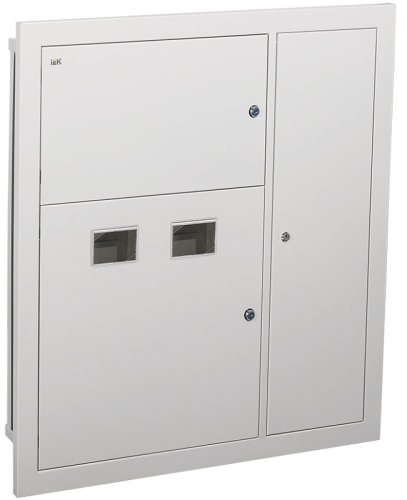 Щит этажный встраеваемый IEK LIGHT ЩЭ-2-Э-L 2кв. (1000х950х110см) с монтажной панелью картинка 